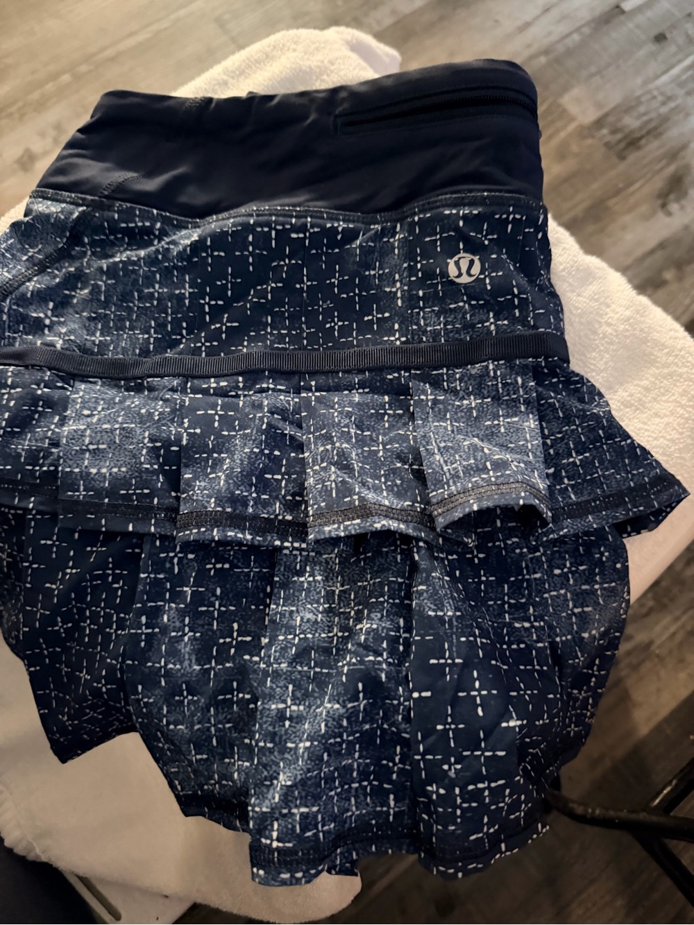 lululemon athletica Navy Patterned Tennis Skort